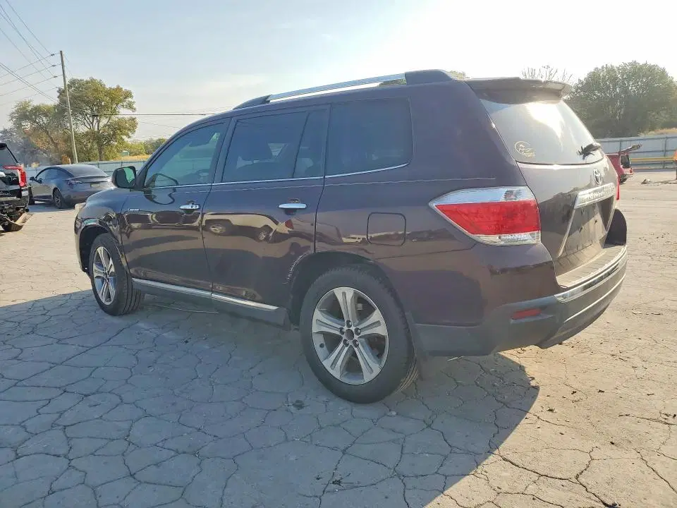 2013 TOYOTA HIGHLANDER VIN 5TDYK3EH0DS109736 фото 2