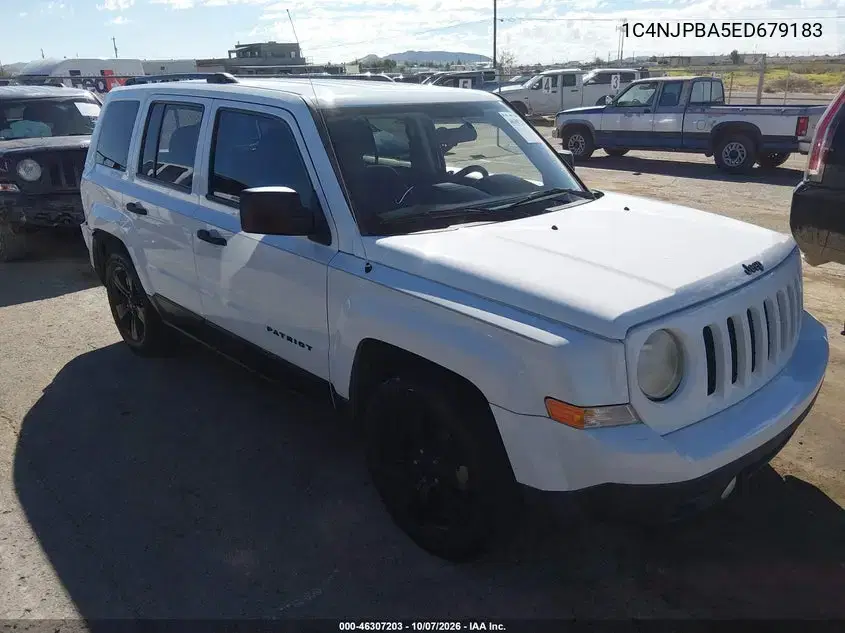 1C4NJPBA5ED679183 — 2014 Jeep Liberty (Patriot), задняя часть, фото до ремонта
