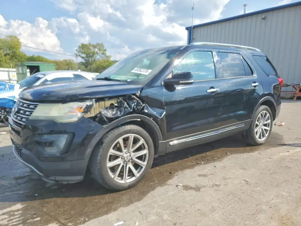 1FM5K7F80GGA99325 — 2016 Ford Explorer, Передняя часть, фото до ремонта