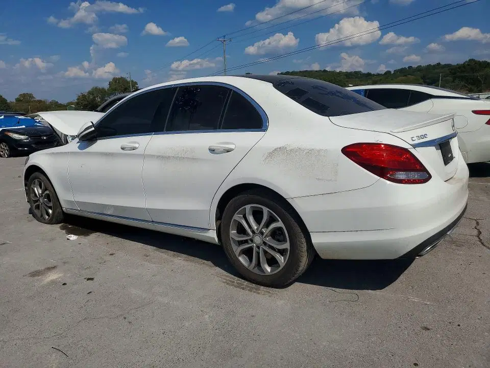55SWF4KB6GU109412 — 2016 Mercedes-Benz C, передняя часть, фото до ремонта