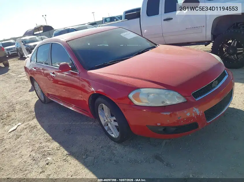 2G1WC5E34D1194553 — 2013 Chevrolet Impala, естественный износ, фото до ремонта