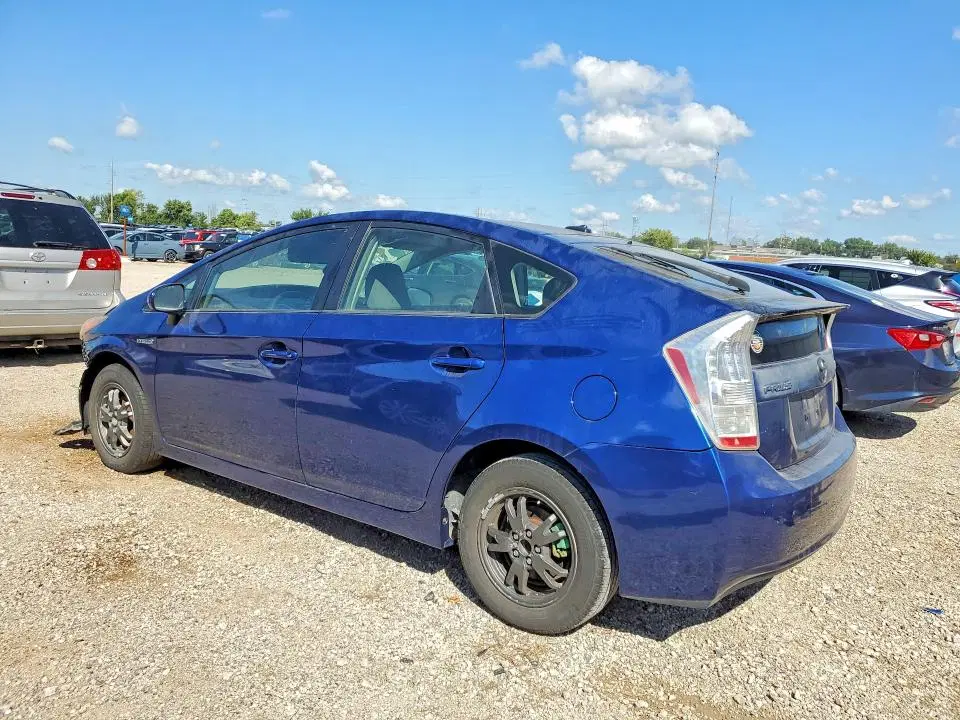2010 TOYOTA PRIUS VIN JTDKN3DU2A5011935 фото 2