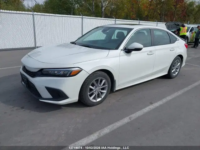 2022 Honda CIVIC EX VIN 2HGFE2F3XNH116528 фото 2