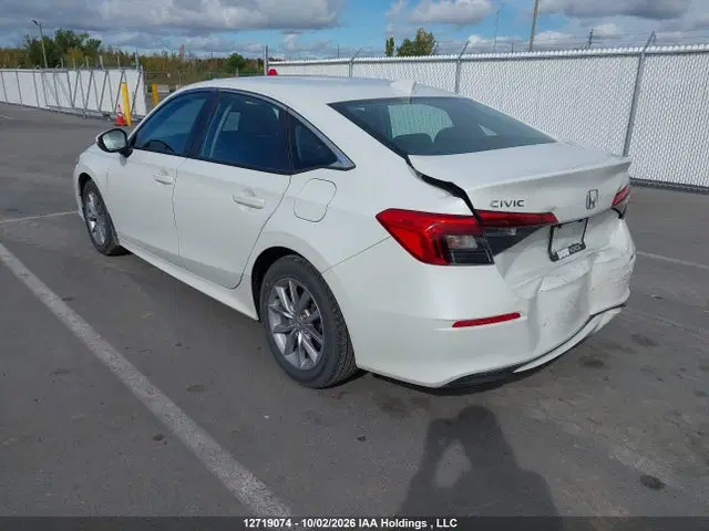 2022 Honda CIVIC EX VIN 2HGFE2F3XNH116528 фото 3