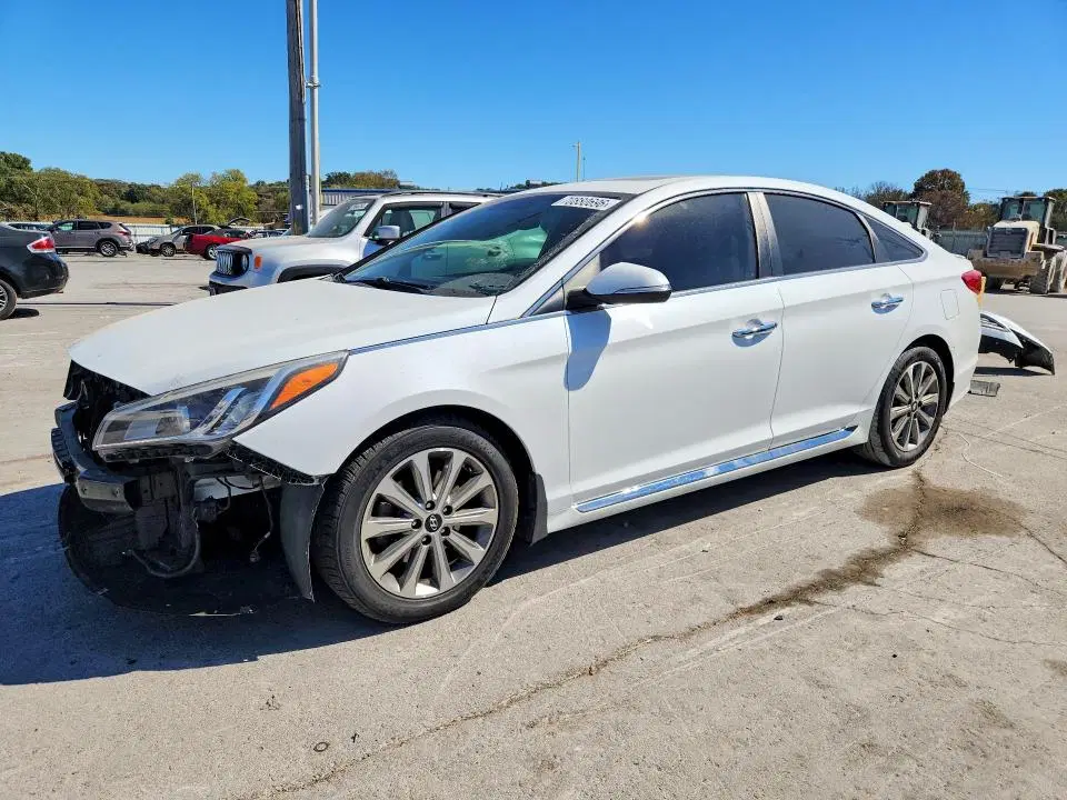 5NPE34AF9HH568317 — 2017 Hyundai Sonata, Передняя часть, фото до ремонта