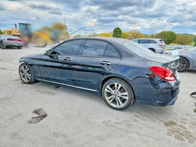 2017 MERCEDES-BENZ C VIN WDDWF4JB2HR304847 фото 2