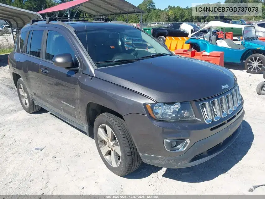 1C4NJDEB7GD737073 — 2016 Jeep Compass, естественный износ, фото до ремонта