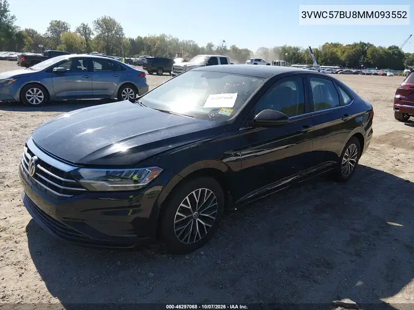2021 Volkswagen Jetta 1.4T R-Line/1.4T S/1.4T Se VIN 3VWC57BU8MM093552 фото 2
