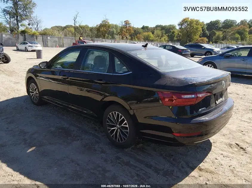 2021 Volkswagen Jetta 1.4T R-Line/1.4T S/1.4T Se VIN 3VWC57BU8MM093552 фото 3