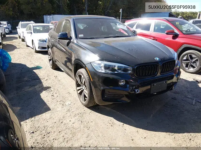 5UXKU2C55F0F95938 — 2015 BMW X6, подтопление, фото до ремонта