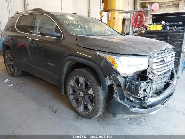 1GKKNWLS4KZ162162 — 2019 GMC Acadia SLT-2, Передняя часть, фото до ремонта