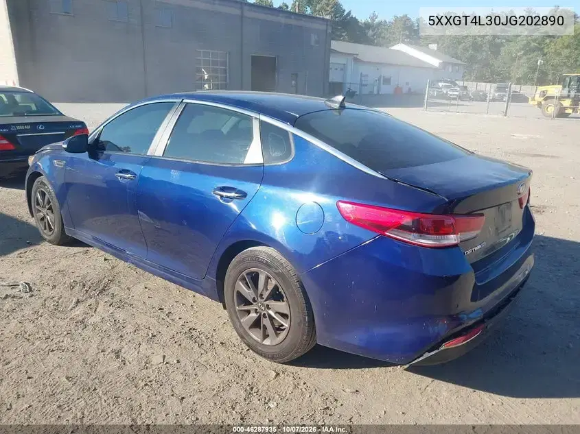 2018 Kia Optima Lx VIN 5XXGT4L30JG202890 фото 4