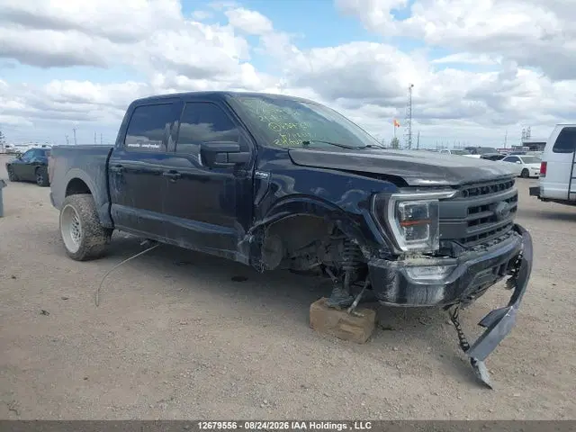 1FTFW1E88MFB57954 — 2021 Ford F-150 Lariat, Передняя часть, фото до ремонта