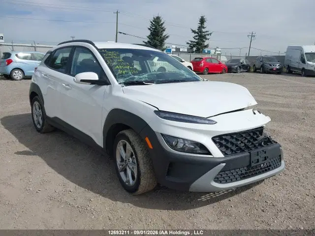 KM8K2CAB3PU055514 — 2023 Hyundai Kona Preferred AWD, Передняя часть, фото до ремонта