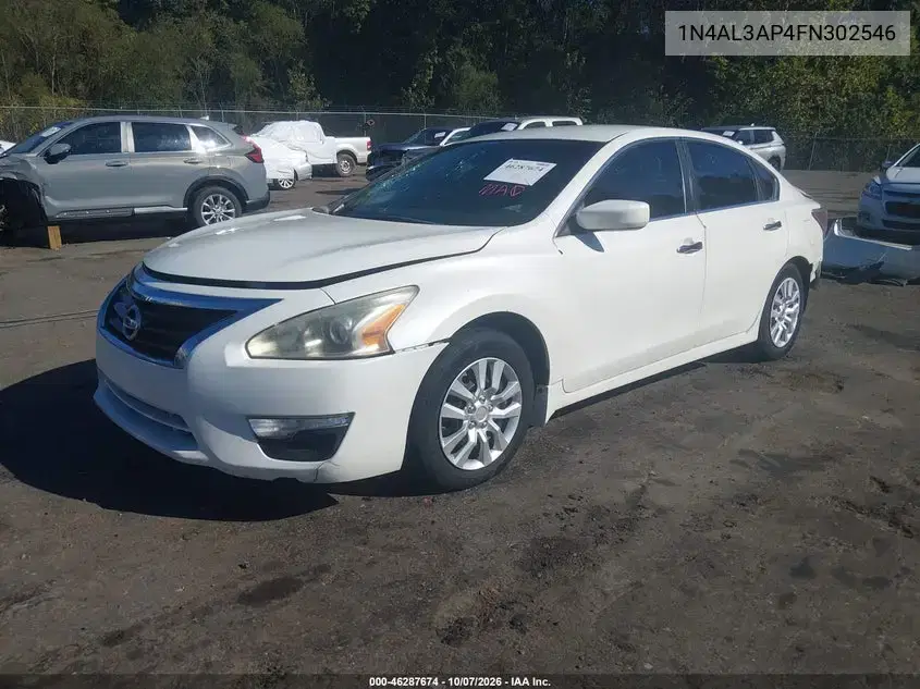 2015 Nissan Altima 2.5 S VIN 1N4AL3AP4FN302546 фото 3