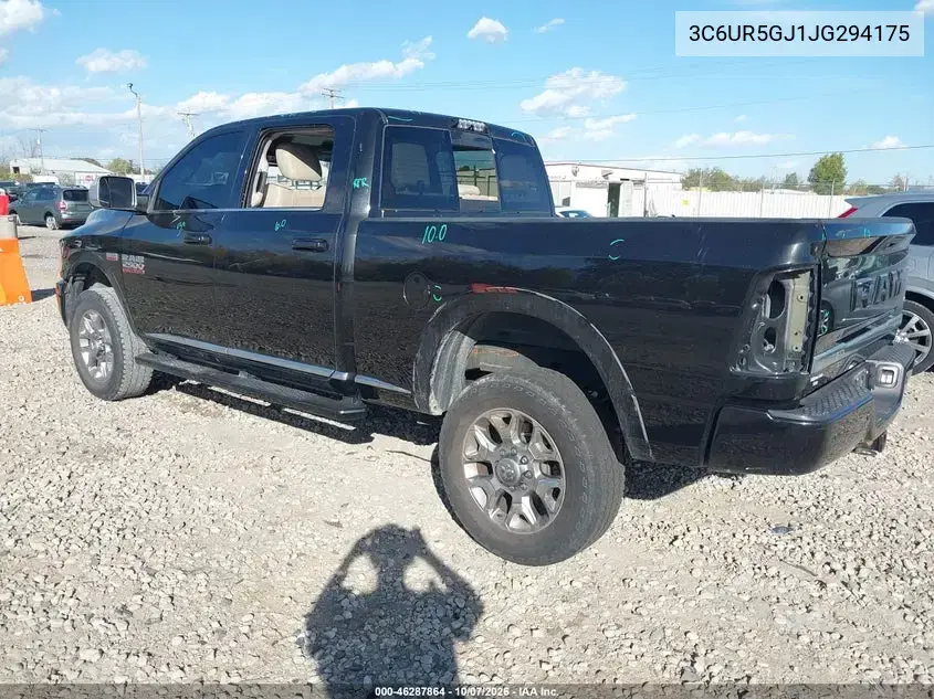 2018 Ram 2500 Limited 4X4 6'4 Box VIN 3C6UR5GJ1JG294175 фото 3