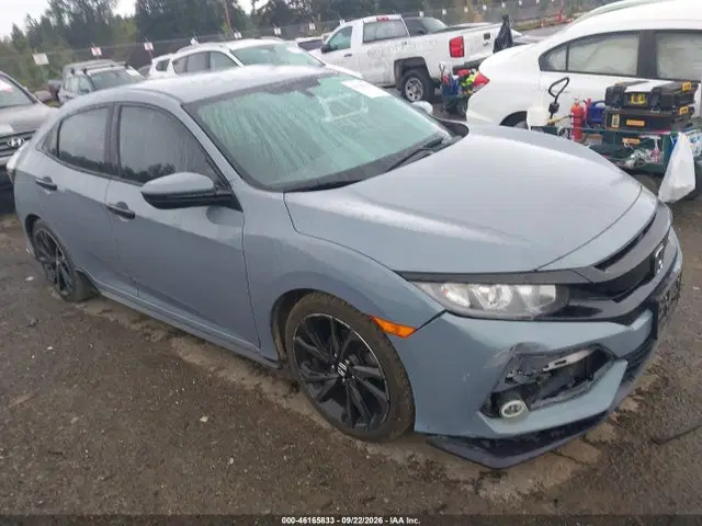 SHHFK7H46JU224945 — 2018 Honda Civic Sport, Задняя часть слева (Left Rear), фото до ремонта