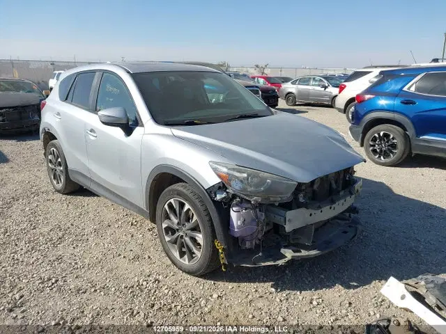 JM3KE4DY7G0733732 — 2016 Mazda CX-5 GT, передняя часть, фото до ремонта