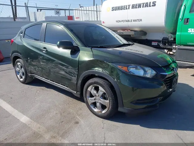 3CZRU5H35JG706492 — 2018 Honda HR-V LX, Left & Right Side, фото до ремонта