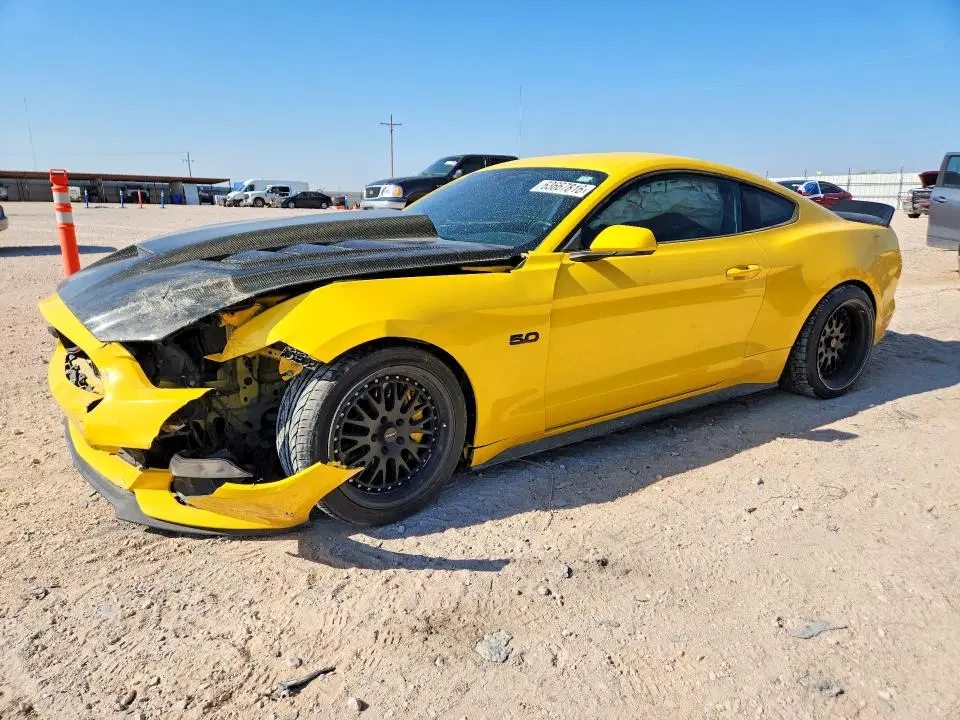 1FA6P8CF4F5425176 — 2015 Ford Mustang, Передняя часть, фото до ремонта