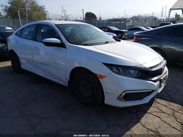 2HGFC2F63LH544695 — 2020 Honda Civic LX, Right Side, фото до ремонта