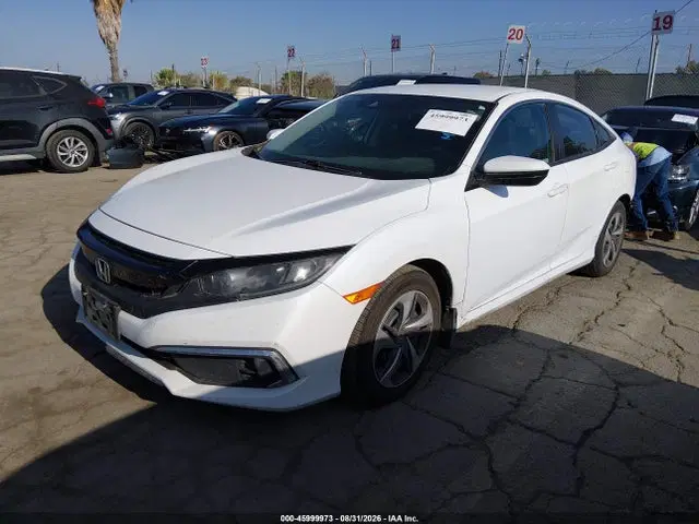 2020 Honda Civic Lx VIN 2HGFC2F63LH544695 фото 2