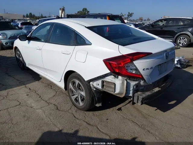 2020 Honda Civic Lx VIN 2HGFC2F63LH544695 фото 3