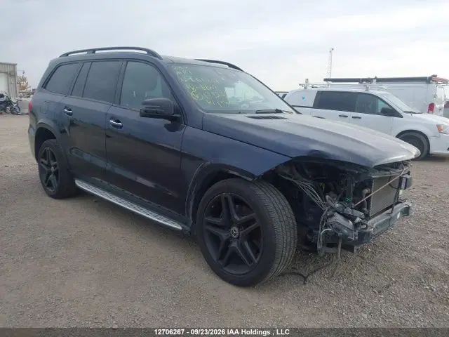 4JGDF6EE5JB175305 — 2018 Mercedes-Benz GLS 450 4MATIC, Передняя часть, фото до ремонта