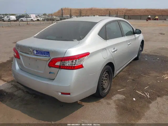 2014 Nissan SENTRA S VIN 3N1AB7AP7EY323030 фото 4