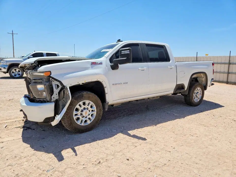 2GC1YNEY9P1730187 — 2023 Chevrolet Silverado, Передняя часть, фото до ремонта
