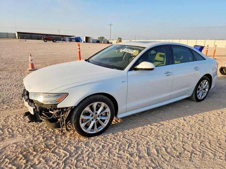WAUG8AFC2HN005842 — 2017 Audi A6, Передняя часть, фото до ремонта