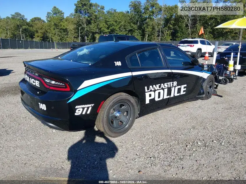 2023 Dodge Charger Police Rwd VIN 2C3CDXAT7PH580280 фото 5