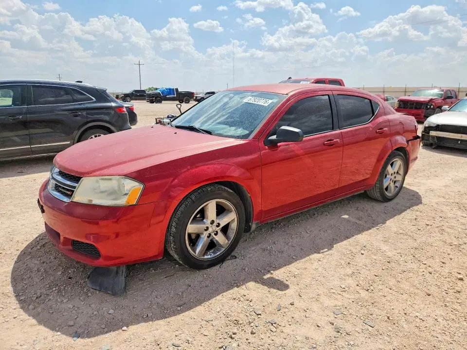 2013 DODGE AVENGER VIN 1C3CDZAB1DN506763 фото 2