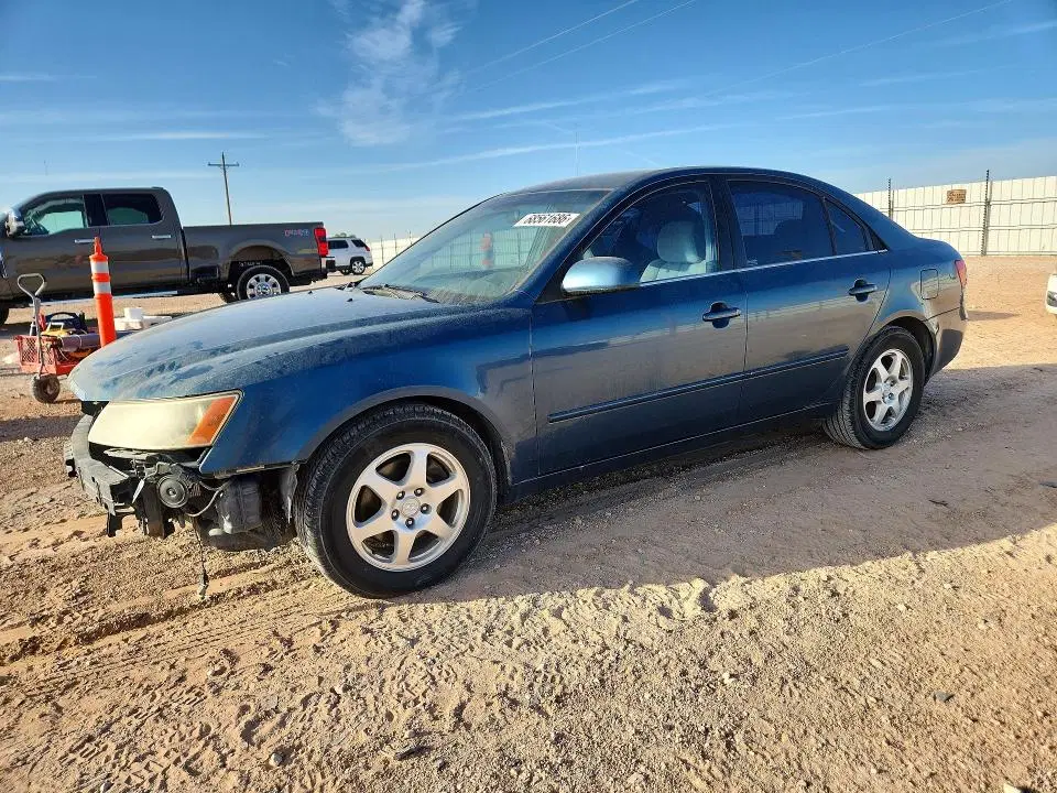 5NPEU46FX6H014920 — 2006 Hyundai Sonata, Передняя часть, фото до ремонта
