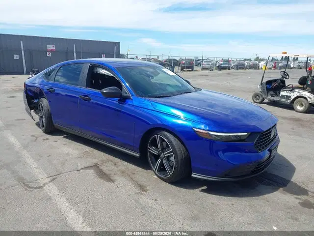 1HGCY2F58TA003927 — 2026 Honda Accord Hybrid Sport, Задняя часть справа (Right Rear), фото до ремонта