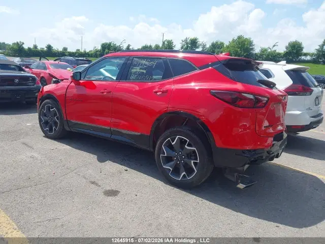 2022 Chevrolet BLAZER RS VIN 3GNKBKRS8NS199504 фото 3