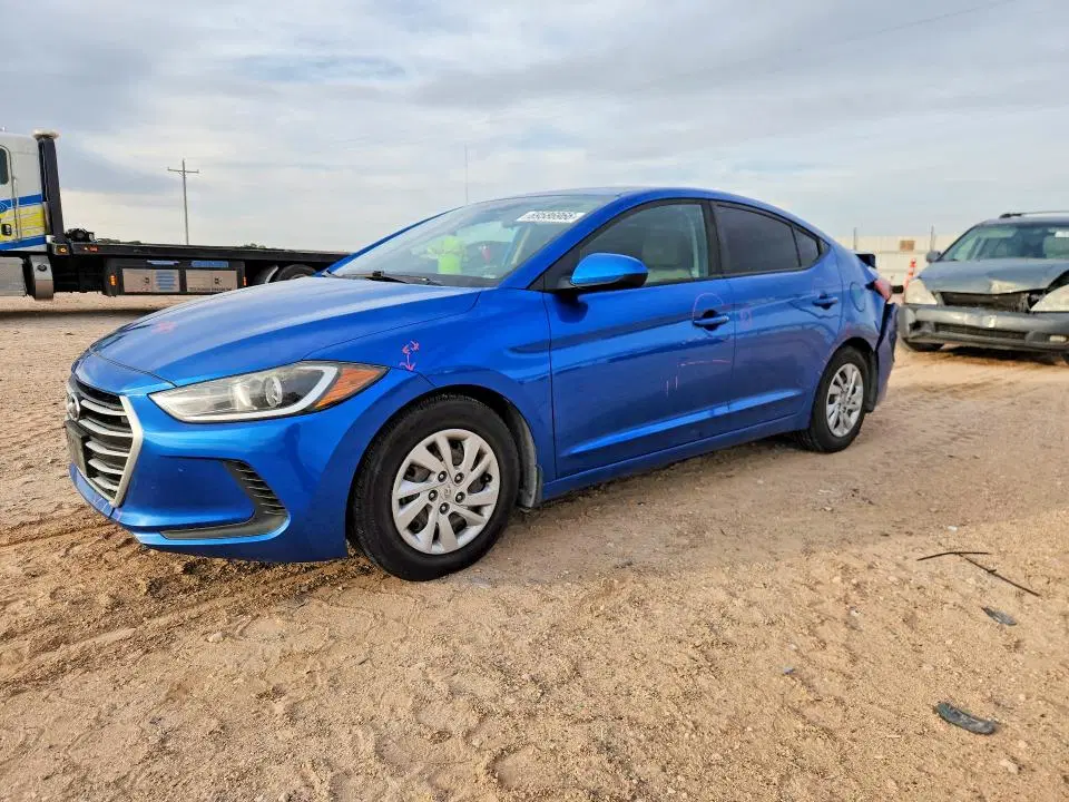 5NPD74LF6JH349589 — 2018 Hyundai Elantra, Задняя часть, фото до ремонта