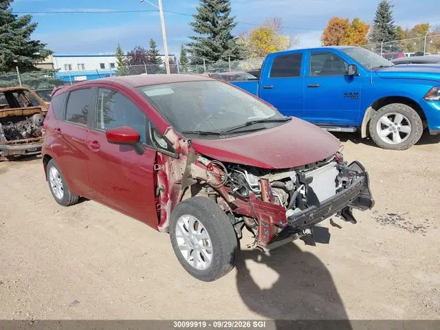 3N1CE2CP4KL356236 — 2019 Nissan Versa Note S/SR/SV, Передняя часть, фото до ремонта