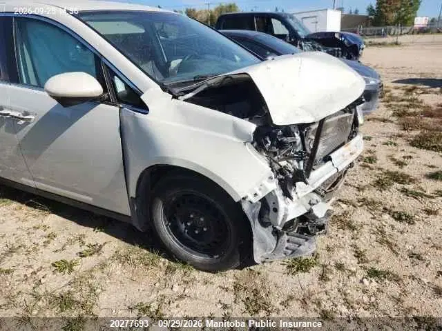 5FNRL5H42FB505566 — 2015 Honda Odyssey EX, Передняя часть, фото до ремонта