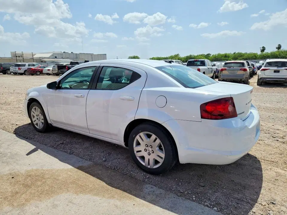 2013 DODGE AVENGER VIN 1C3CDZAG2DN760378 фото 3