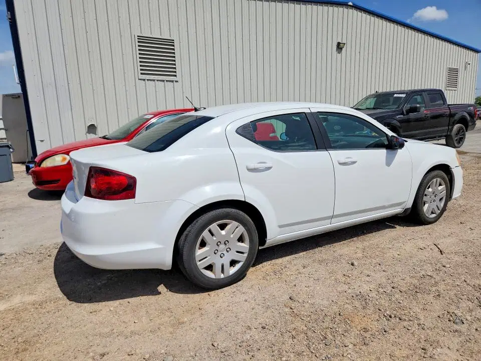 2013 DODGE AVENGER VIN 1C3CDZAG2DN760378 фото 4