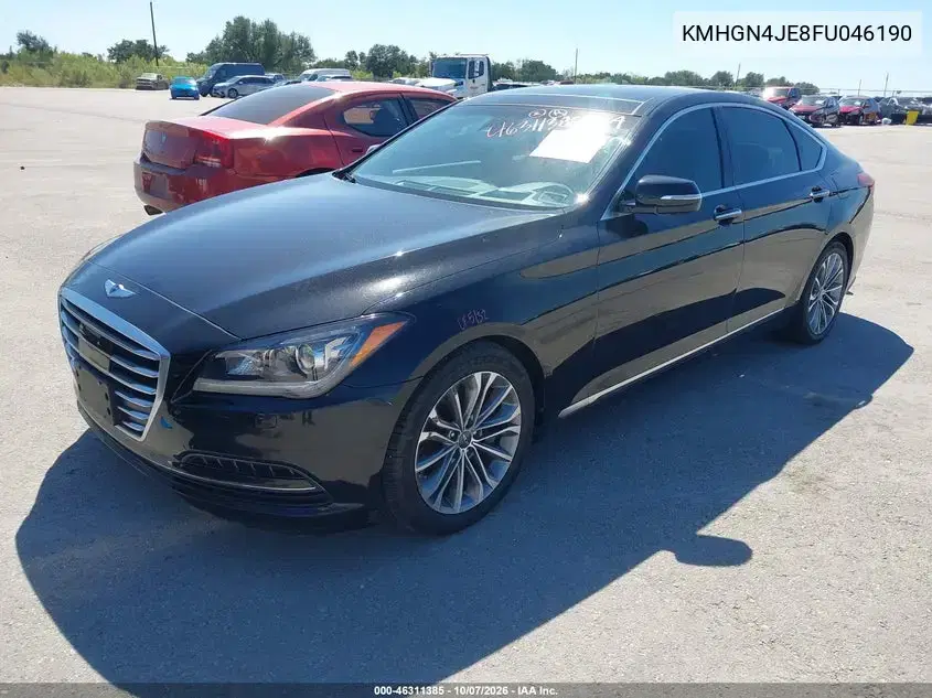 2015 Hyundai Genesis 3.8 VIN KMHGN4JE8FU046190 фото 3
