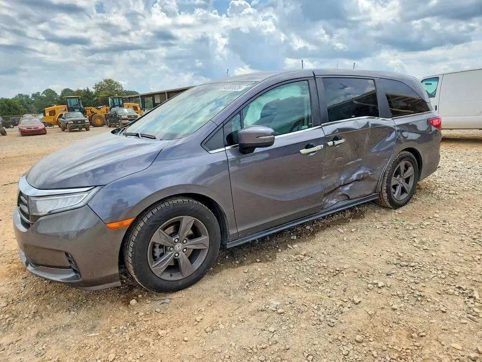 5FNRL6H54NB011271 — 2022 Honda Odyssey, Боковая часть, фото до ремонта