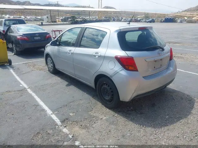 2015 Toyota YARIS L VIN VNKKTUD39FA016011 фото 3