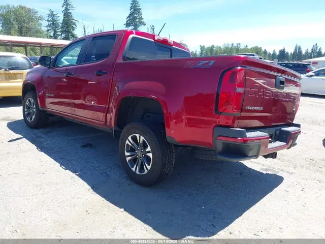 2021 Chevrolet Colorado 4wd Short Box Z71 VIN 1GCGTDEN1M1187220 фото 3