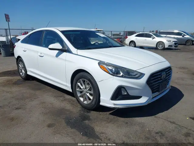 5NPE24AF0KH799200 — 2019 Hyundai Sonata SE, Задняя часть, фото до ремонта