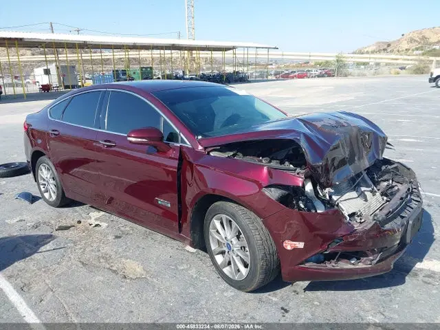 3FA6P0PU4JR281399 — 2018 Ford Fusion Energi SE Luxury, Передняя часть, фото до ремонта