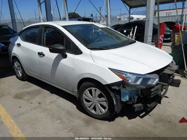 3N1CN8DV4NL832473 — 2022 Nissan Versa 1.6 S Xtronic Cvt, Передняя часть, фото до ремонта