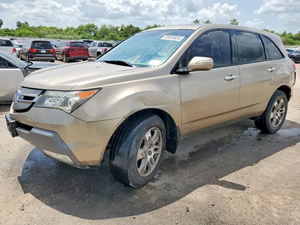 2HNYD28227H506972 — 2007 Acura MDX, Задняя часть, фото до ремонта
