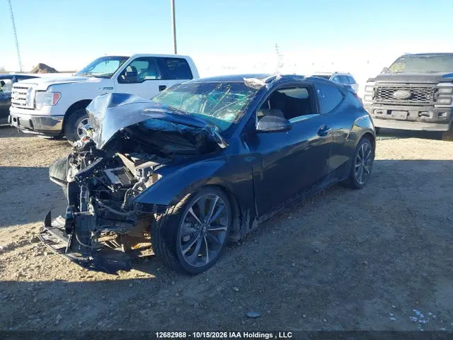 2019 Hyundai Veloster 2.0 Gl VIN KMHTG6AF3KU020121 фото 2